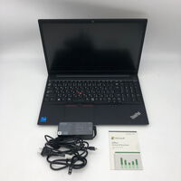 中古  LENOVO E15 Gen2 MSO 指紋認証あり (Intel Core i5 1135G7 2.4GHz/8GB/SSD256GB/-/オンボード/15.6/1920x1080/GbE/Wi-Fi/WEBCAM/W11P/Microsoft Office Home and Business 2024) 188547 