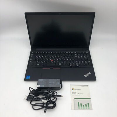 【大分店】中古  LENOVO E15 Gen2 MSO 指紋認証あり (Intel Core i5 1135G7 2.4GHz/8GB/SSD256GB/-/オンボード/15.6/1920x1080/GbE/Wi-Fi/WEBCAM/W11P/Microsoft Office Home and Business 2024) 188547 