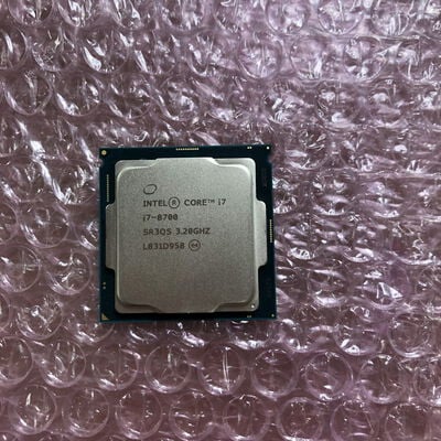 【宮崎恒久店】中古  INTEL Core i7 8700 (1151/3.20GHz/12M/C6/T12) 136198 