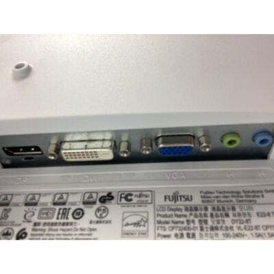 【仙台店】中古  Fujitsu VL-E22-8T　21.5インチ　ワイドモニター　1920ｘ1080（ＦＨＤ） 3240009804 