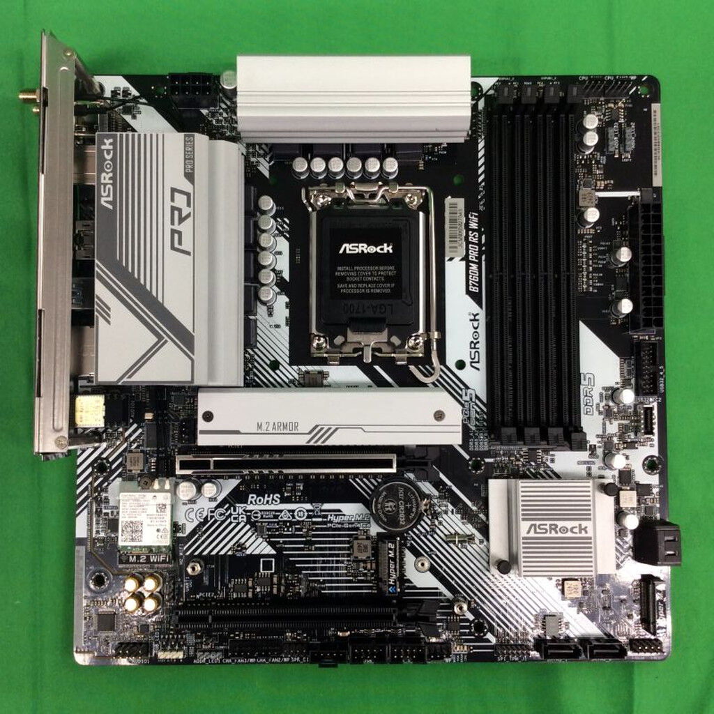 中古 ASRock B760M Pro RS WiFi (B760 1700 mATX DDR5) 3170007083
