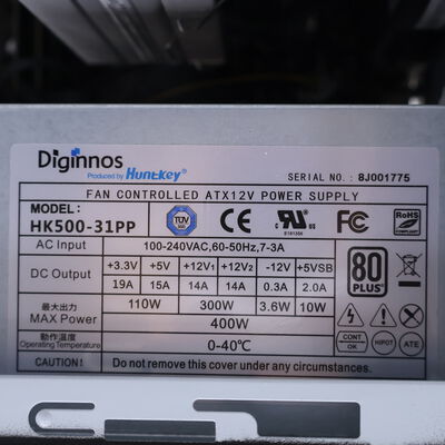 【通販センター】中古  THIRDWAVE Magnate EM041(Intel Core i5 8400/16GB DDR4 (PC4)/SSD500GB/DVDマルチ/NVIDIA GeForce GTX 1050 Ti 4GB/W11H64 MAR) 203885 
