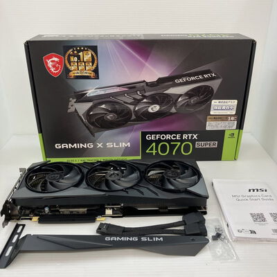 【秋葉原本店】中古  MSI GeForce RTX 4070 SUPER 12G GAMING X SLIM (RTX4070 SUPER 12GB) 163391 