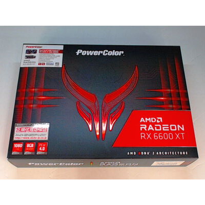 【前橋ｲﾝﾀｰｱｶﾏﾙ店】中古  PowerColor AXRX 6600XT 8GBD6-3DHE/OC (RX 6600 XT 8GB) 146743 