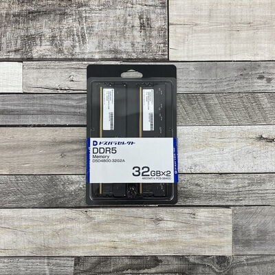 【広島店】中古  ﾄﾞｽﾊﾟﾗｾﾚｸﾄ D5D4800-32G2A(DDR5 PC5-38400 32GBx2) 3320005240 