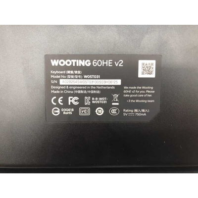 【郡山安積店】中古  Wooting 60HE v2 4640002975 