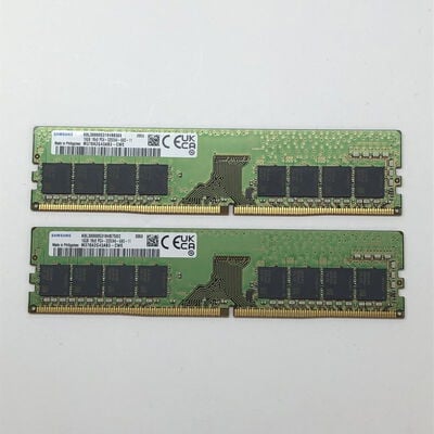 【津ラッツ店】中古  SAMSUNG M378A2G43AB3-CWE(DDR4 PC4-25600 8GB 2枚組) 4990001385 