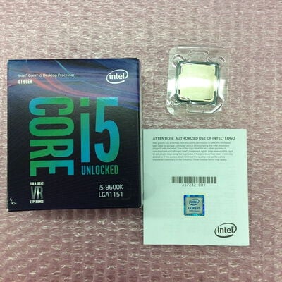 【なんば店】中古  INTEL Core i5-8600K (1151/3.60GHz/9M/C6/T6) 136199 