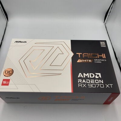 【水戸赤塚店】中古  ASRock RX9070XT TCW 16GO (RX9070XT TaichiWhite OC 16GB) 188988 
