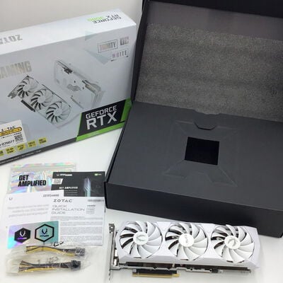【白山FM松任店】中古  ZOTAC GAMING GeForce RTX 3080 Trinity OC White Edition LHR 4950002430 