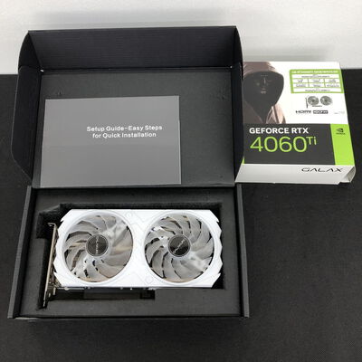 【長野稲里店】中古  玄人志向 GK-RTX4060Ti-E8GB/WHITE/DF (RTX4060Ti 8GB) 158555 