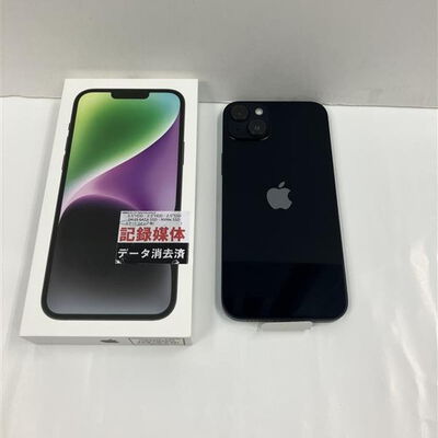 【前橋ｲﾝﾀｰｱｶﾏﾙ店】中古  【docomo版SIMフリー】Apple iPhone14 Plus 6.7インチ 128GB (ミッドナイト) MQ4A3J/A 154932 