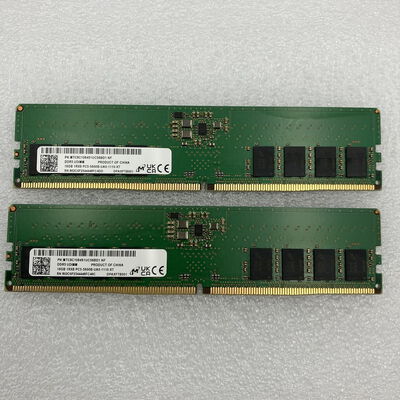 【新潟店】中古  16GB 2枚組(合計32GB) PC5-44800/DDR5-5600 デスクトップ用 190887 