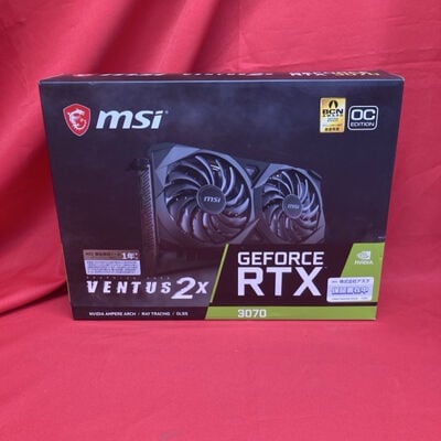 【千葉店】中古  MSI GeForce RTX 3070 VENTUS 2X OC (RTX3070 8G) 143902 