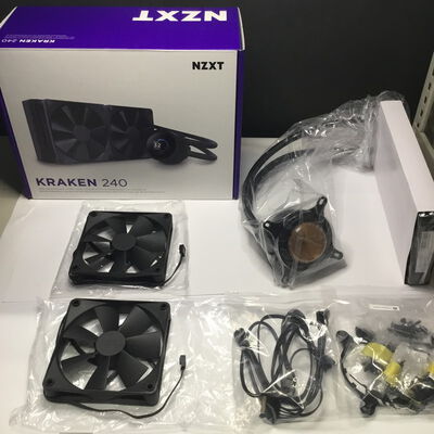 【松山環状枝松店】中古  NZXT RL-KN240-B1(KRAKEN 240 BK 水) 4560001372 