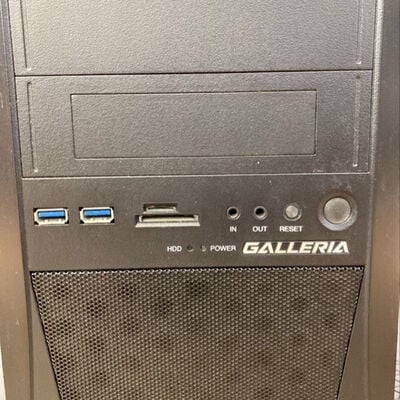 【堺七道店】中古  THIRDWAVE GALLERIA KT(Intel Core i7 8700K/16GB/SSD500GB/BD-RE/NVIDIA GeForce GTX 1660 SUPER 6GB/W11H64 MAR) 182367 