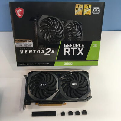 【博多店】中古  MSI GeForce RTX 3060 VENTUS 2X XS 12G(RTX3060 12G) 175510 