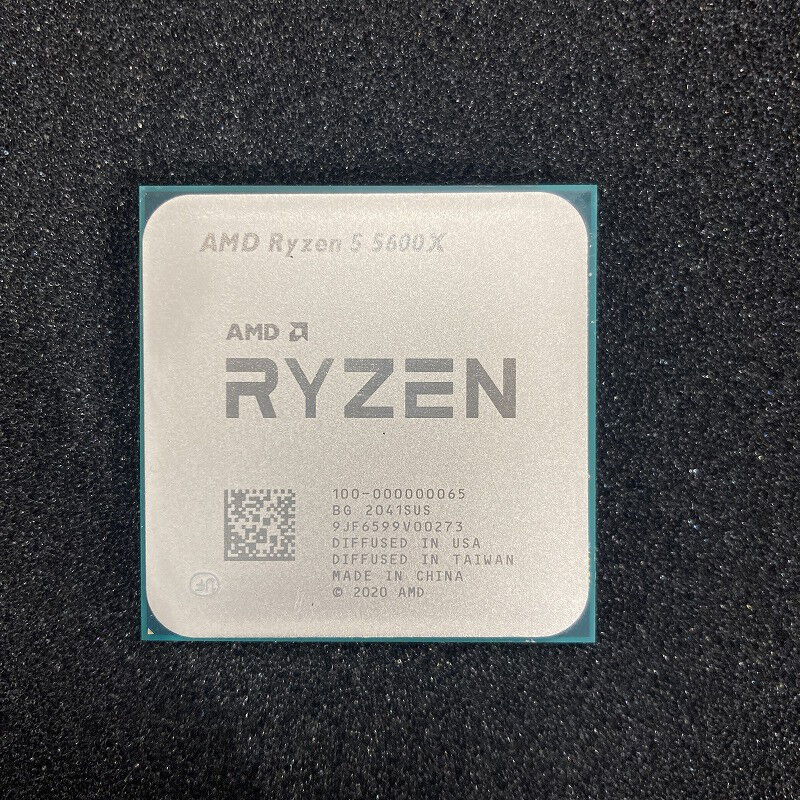 【動作確認済み】AMD Ryzen 5600X CPU 本体（液体金属残留） 中古 AMD Ryzen 5 5600X (AM4/3.7/35M/C6/T12/65W) 143916 （404605
