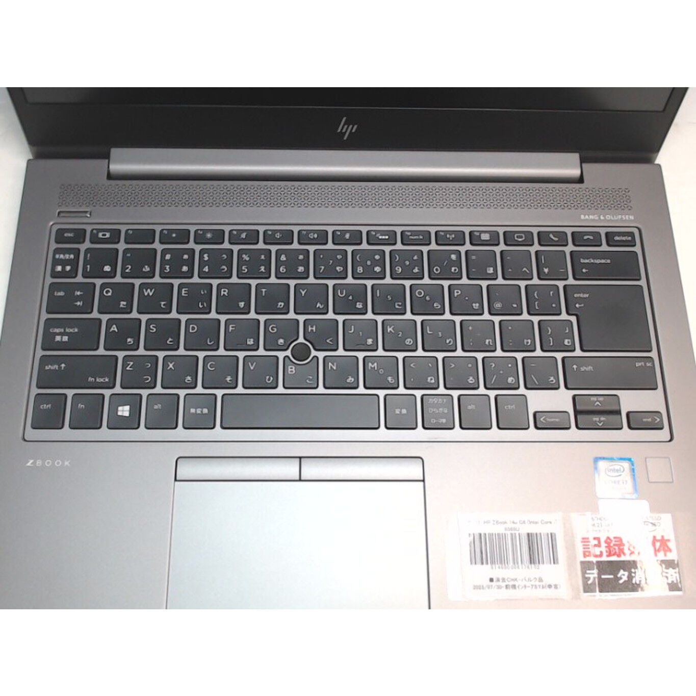 中古 HP ZBook 14u G6 (Intel Core i7 8565U 1.80GHz/16GB/SSD1TB/なし