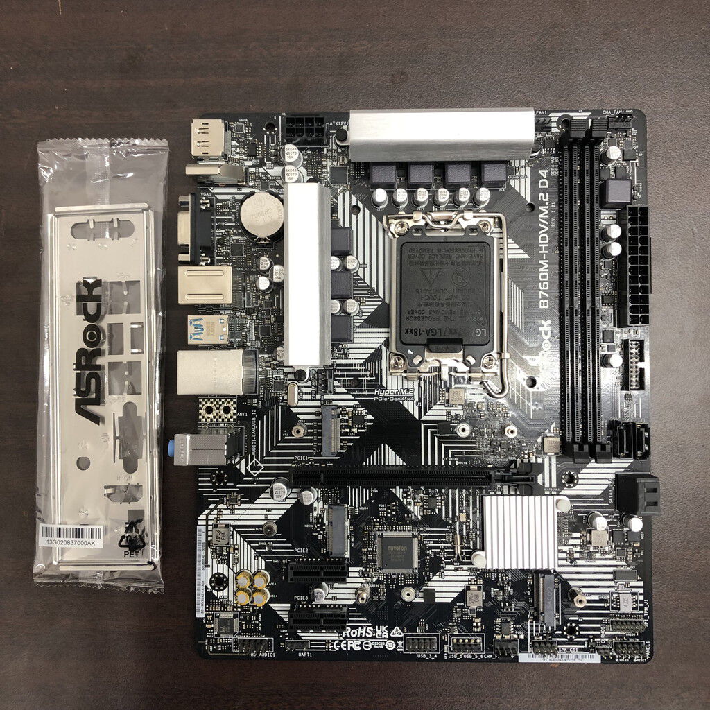 中古 ASRock B760M-HDV/M.2 D4 (B760 1700 mATX DDR4) 5090000906
