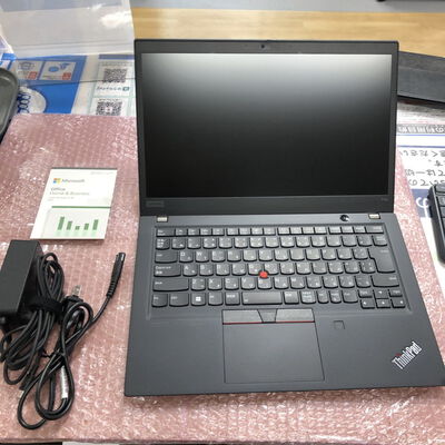 【宮崎恒久店】中古  Lenovo ThinkPad T14s MSO (INTEL Core i7 10610U 1.8GHz/16GB/新品SSD512GB/-/オンボード/14/1920x1080/Wi-Fi/WEBCAM/W11P64/MicrosoftOffice H&B 2024付) 182738 
