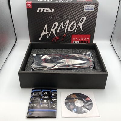 【甲府飯田店】中古  MSI Radeon RX 580 ARMOR MK2 8G OC(RX580 8G GDR5 OC) 4720002739 