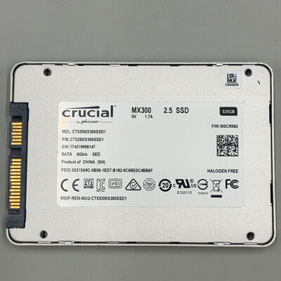 【熊本浜線店】中古  Crucial CT525MX300SSD1(2.5 SATA3 525GB TLC) 5370001346 