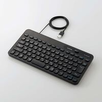 エレコム  TK-CM10UMKBK (有線ミニキーボード) 