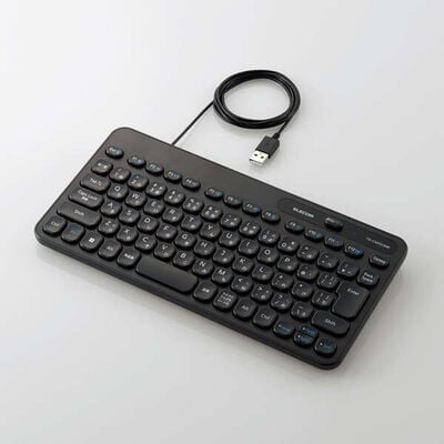 エレコム  TK-CM10UMKBK (有線ミニキーボード) 