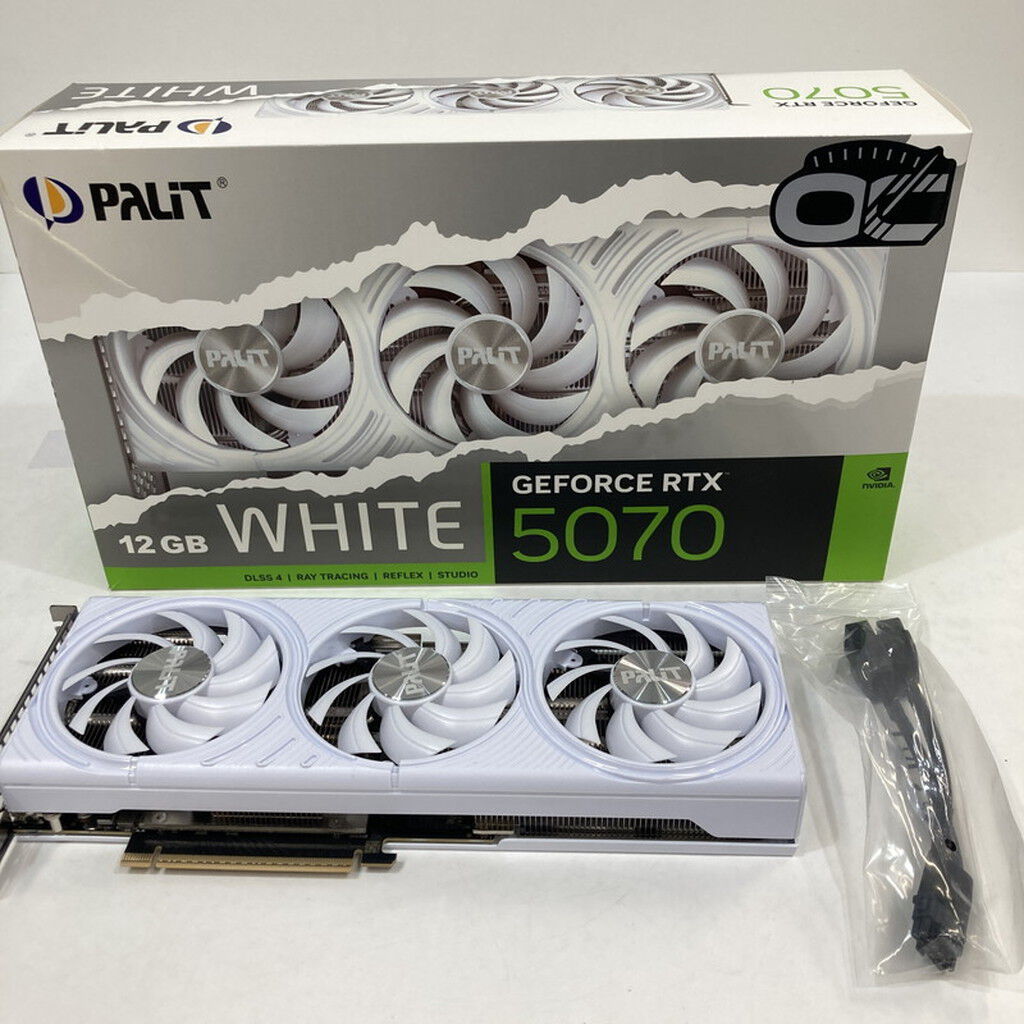 中古 Palit NE75070U19K9-GB2050W (RTX5070 12GB WHITE OC) 188946