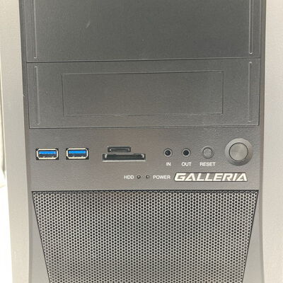 【白山FM松任店】中古  GALLERIA ZV(i7 8700K/8GB/SSD525GB/HDD2TB/DVDマルチ/GTX1070Ti/W10H) 4950000779【8/14価格改定!】 