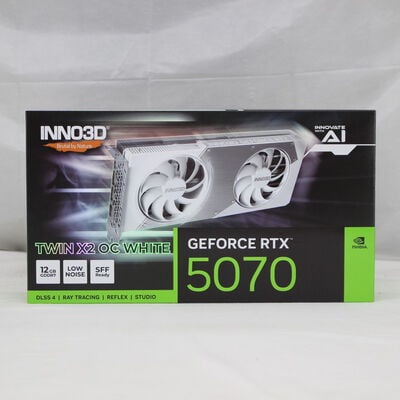 【通販センター】中古  INNO3D GeForce RTX 5070 TWIN X2 OC WHITE N50702-12D7X-195064W（RTX5070 12GB） 3480035227 