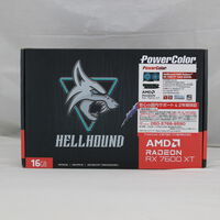 中古  PowerColor Hellhound AMD Radeon RX 7600 XT 16GB GDDR6（RX 7600 XT 16GB） 3480033679 