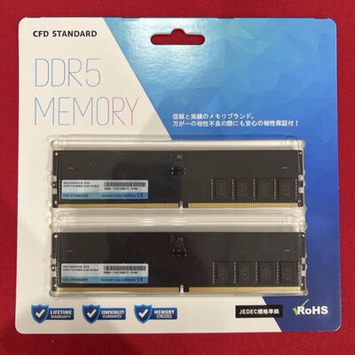 【静岡東瀬名店】中古  CFD W5U5600CS-32G(PC5-44800 32GBx2 デスクトップ用) 5140001141 