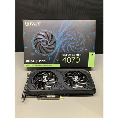 【座間相武台】中古  Palit NED4070019K9-1047D (GeForce RTX 4070 Dual 12GB) 4510001816 