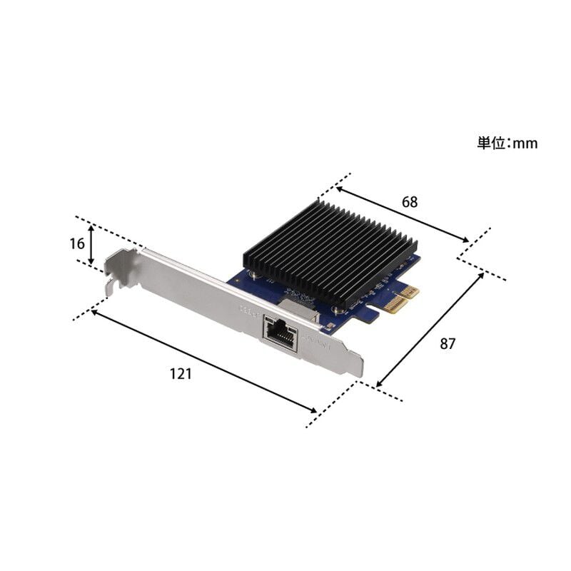 BUFFALO LGY-PCIE-MG3 (10GbE対応 PCI Express バス用LANカード