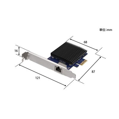 BUFFALO  LGY-PCIE-MG3 (10GbE対応 PCI Express バス用LANカード) 