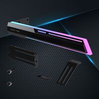 EZDIY  ARGB Graphics Card Holder 341- Black YIHPI341 (ブラック) 