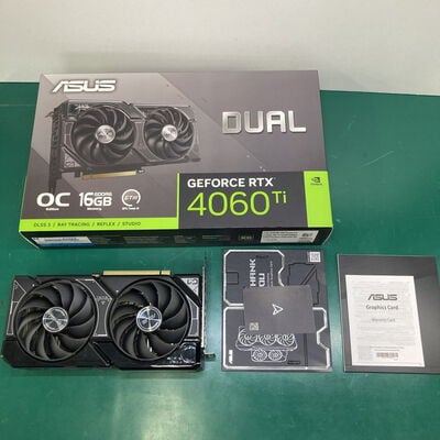 【神戸・三宮店】中古  ASUS DUAL-RTX4060TI-O16G (RTX4060Ti 16G) 175542 