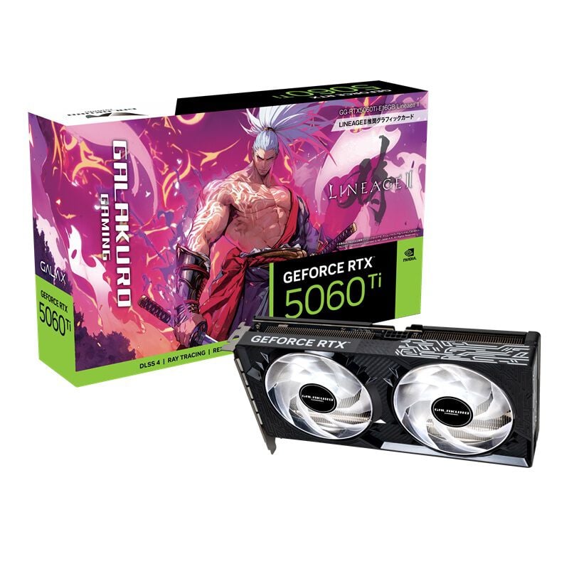 玄人志向 GG-RTX5060Ti-E16GB/Lineage II (GeForce RTX 5060 Ti 16GB