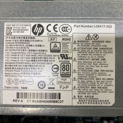 【神戸・三宮店】中古  HP EliteDesk 800 G4 (RTX3050)  (Intel Core i5 8500 3.0GHz/16GB/SSD256GB/Mt/RTX3050/-/-/W11H64) 170912 