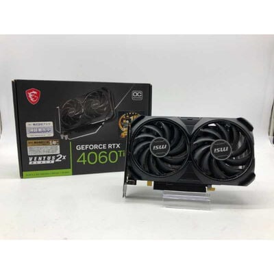 【郡山安積店】中古  MSI GeForce RTX 4060 Ti VENTUS 2X BLACK 8G OC (RTX4060Ti 8GB) 158559 