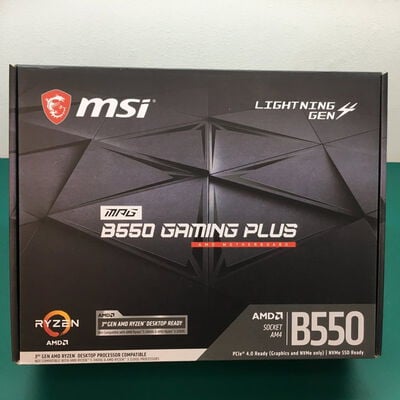 【佐賀南部バイパス店】中古  MSI MPG B550 GAMING PLUS (B550 AM4 ATX DDR4) 142929 