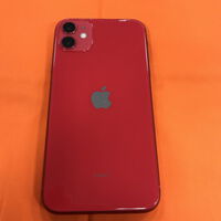 中古  【au】 Apple iPhone11 6.1インチ 128GB (PRODUCT)RED MWM32J/A 140605 