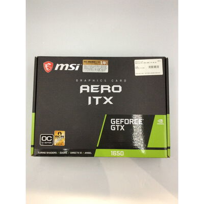 【座間相武台】中古  MSI GeForce GTX 1650 AERO ITX 4G OC(GTX1650 4G GDR5) 139574 
