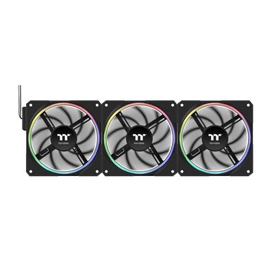 Thermaltake  TS120 EX RGB 3Pack Fan Black CL-F206-PL12SW-A (120mm ブラック 3個パック) 
