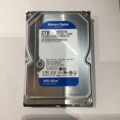 【松山環状枝松店】中古  Western Degital WD20EZAZ(3.5インチ HDD 2TB SATA デスクトップ用) 4560001317 