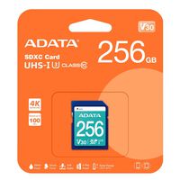ADATA  Premier Pro SDXC UHS-I U3 クラス10 ASDX256GUI3V30S-R (256GB) 