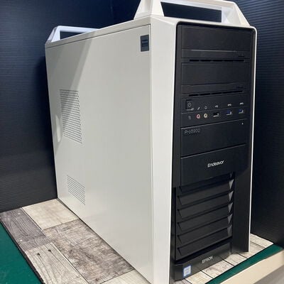 【広島店】中古  EPSON Endeavor Pro5900 (Intel core i7 8700K 3.7GHz/32GB/SSD1000GB/DVD/新品RTX3060Ti/-/-/W11H64) 177297 
