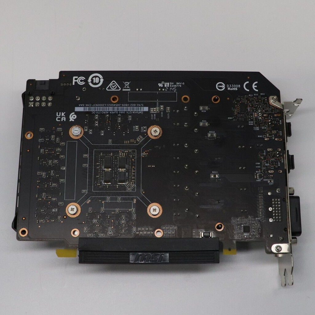 中古 MSI GeForce GTX1660 SUPER AERO ITX OC 中古】MSI GeForce GTX 1660 SUPER AERO ITX OC GTX1660Super